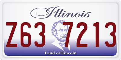 IL license plate Z637213