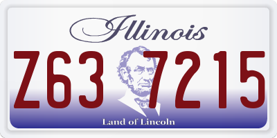 IL license plate Z637215