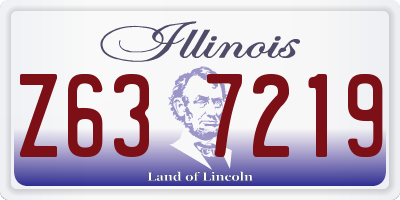 IL license plate Z637219