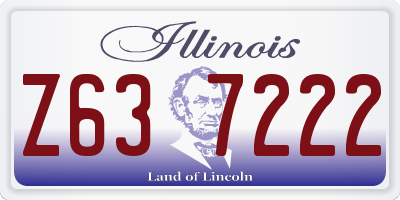 IL license plate Z637222