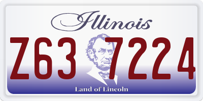 IL license plate Z637224