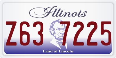 IL license plate Z637225