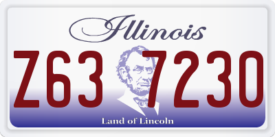 IL license plate Z637230