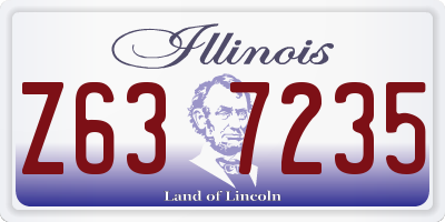 IL license plate Z637235