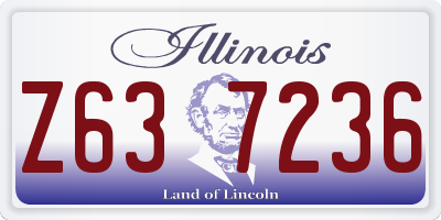 IL license plate Z637236