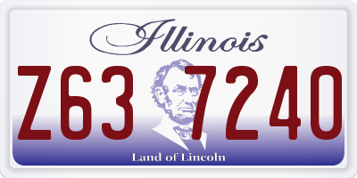 IL license plate Z637240