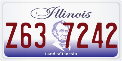 IL license plate Z637242