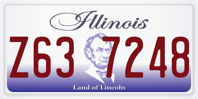IL license plate Z637248