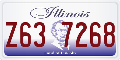 IL license plate Z637268