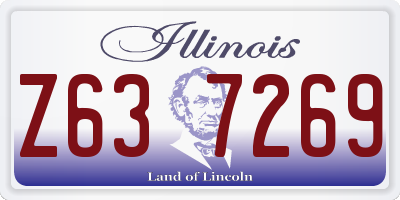 IL license plate Z637269