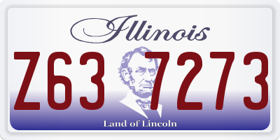 IL license plate Z637273