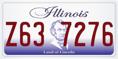 IL license plate Z637276