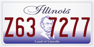 IL license plate Z637277