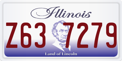 IL license plate Z637279