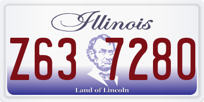 IL license plate Z637280