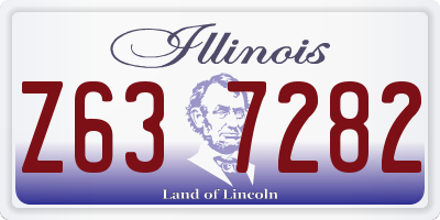IL license plate Z637282