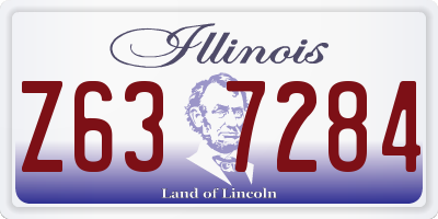 IL license plate Z637284