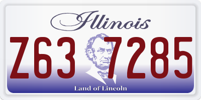 IL license plate Z637285