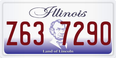 IL license plate Z637290