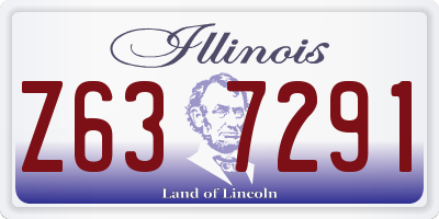 IL license plate Z637291