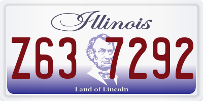 IL license plate Z637292