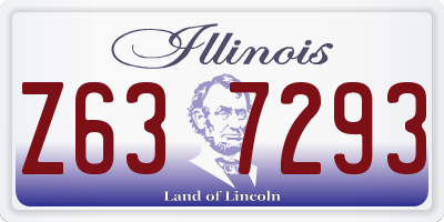 IL license plate Z637293