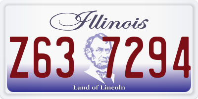 IL license plate Z637294