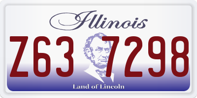 IL license plate Z637298