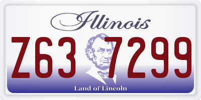 IL license plate Z637299