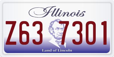 IL license plate Z637301