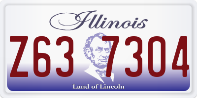 IL license plate Z637304