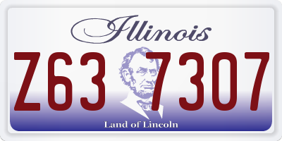 IL license plate Z637307