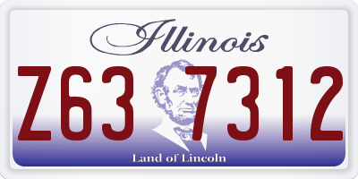IL license plate Z637312