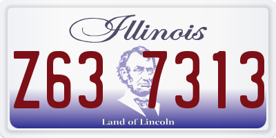 IL license plate Z637313