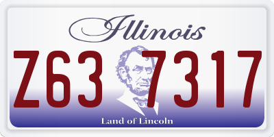 IL license plate Z637317