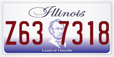 IL license plate Z637318