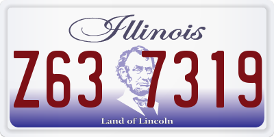 IL license plate Z637319