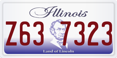 IL license plate Z637323