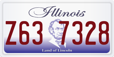 IL license plate Z637328
