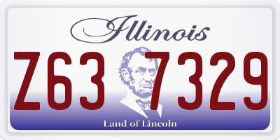 IL license plate Z637329