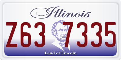 IL license plate Z637335