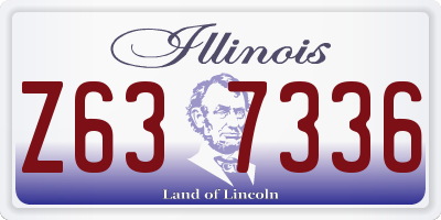 IL license plate Z637336