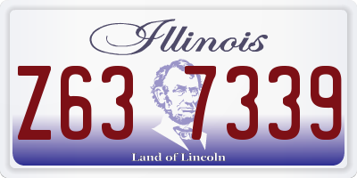 IL license plate Z637339