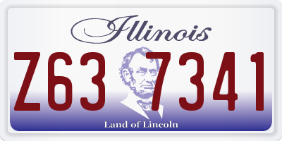 IL license plate Z637341