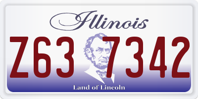 IL license plate Z637342