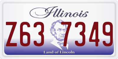 IL license plate Z637349