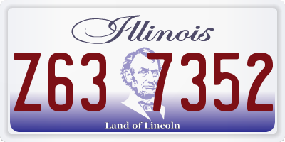 IL license plate Z637352