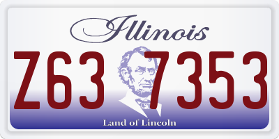 IL license plate Z637353