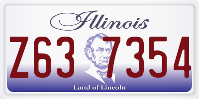IL license plate Z637354