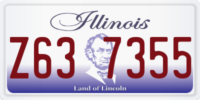 IL license plate Z637355